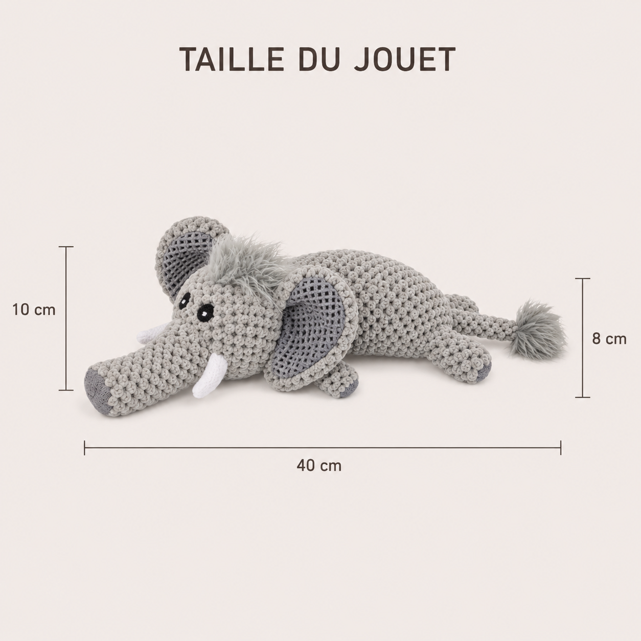 đ ElephantBuddyâą â Peluche ĂlĂ©phant Douce pour Chien đ©¶đŸ