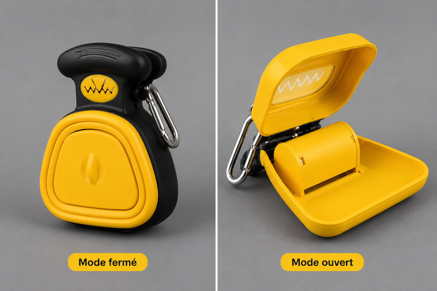 ScoopEasy™ – Ramasse-Crottes Pliable avec Distributeur de Sacs 🐶💩