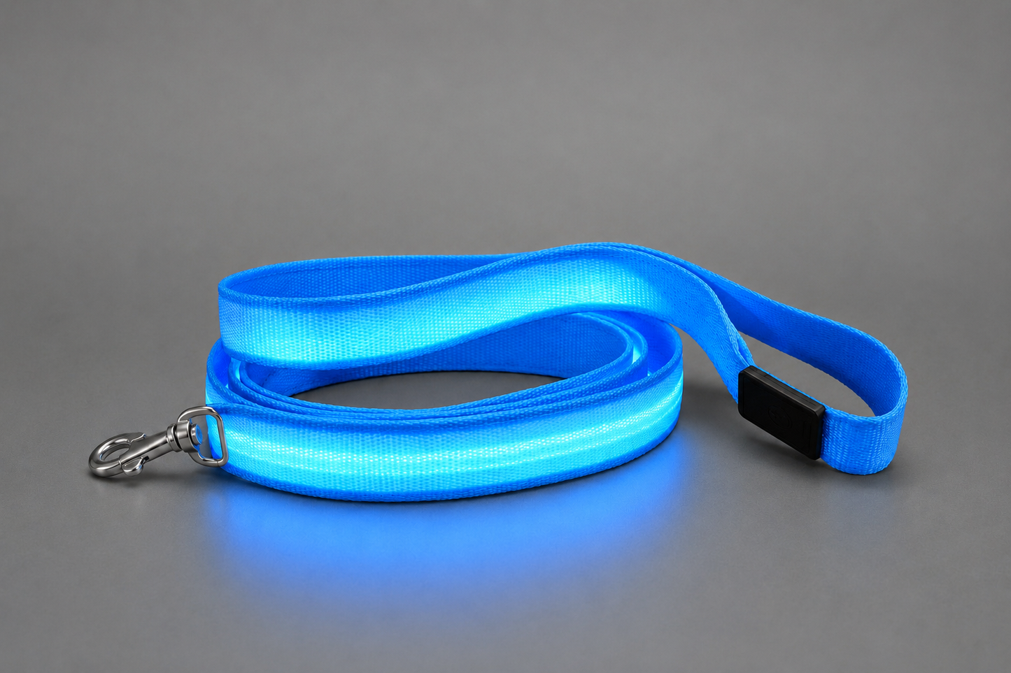💙 LumiLeash™ – Laisse LED Lumineuse Bleue pour Chien 🐾✨